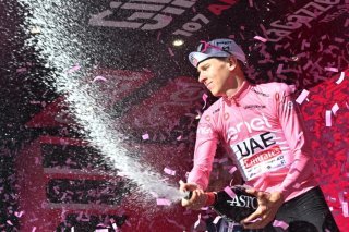 Tadej Pogacar a assommé le Giro. KEYSTONE/EPA/LUCA ZENNARO
